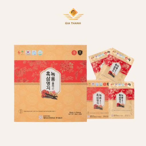 Nước Hắc Sâm Linh Chi Nhung Hươu 50ml x 30 Gói – Sản phẩm chăm sóc sức khỏe cao cấp - Hình ảnh 6