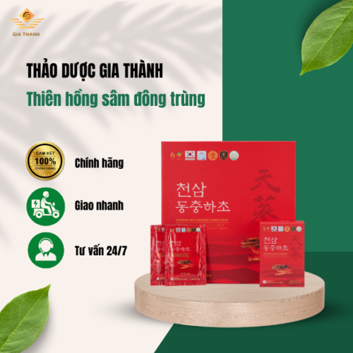 Nước Thiên Sâm Đông Trùng 50ml X 60 Gói