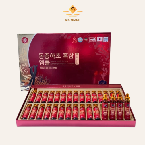 Tinh Chất Hắc Sâm Đông Trùng 20ml x 30 Ống – Bí quyết chăm sóc sức khỏe từ thiên nhiên - Hình ảnh 5